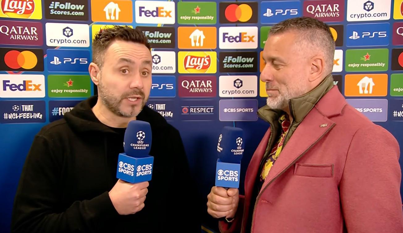 2026世界杯-德泽尔比：我们的进攻方式不对，下半场出现机会但没有把握住